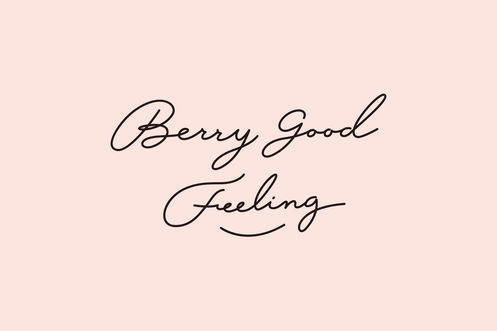 Berry good feeling（ベリーグッドフィーリング）_ブランドロゴ