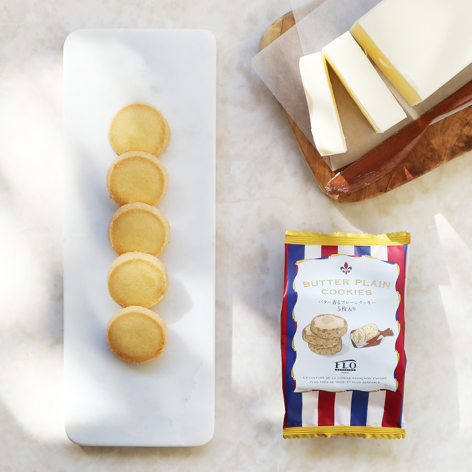 FLO「バタープレーンクッキー」パッケージデザイン_1