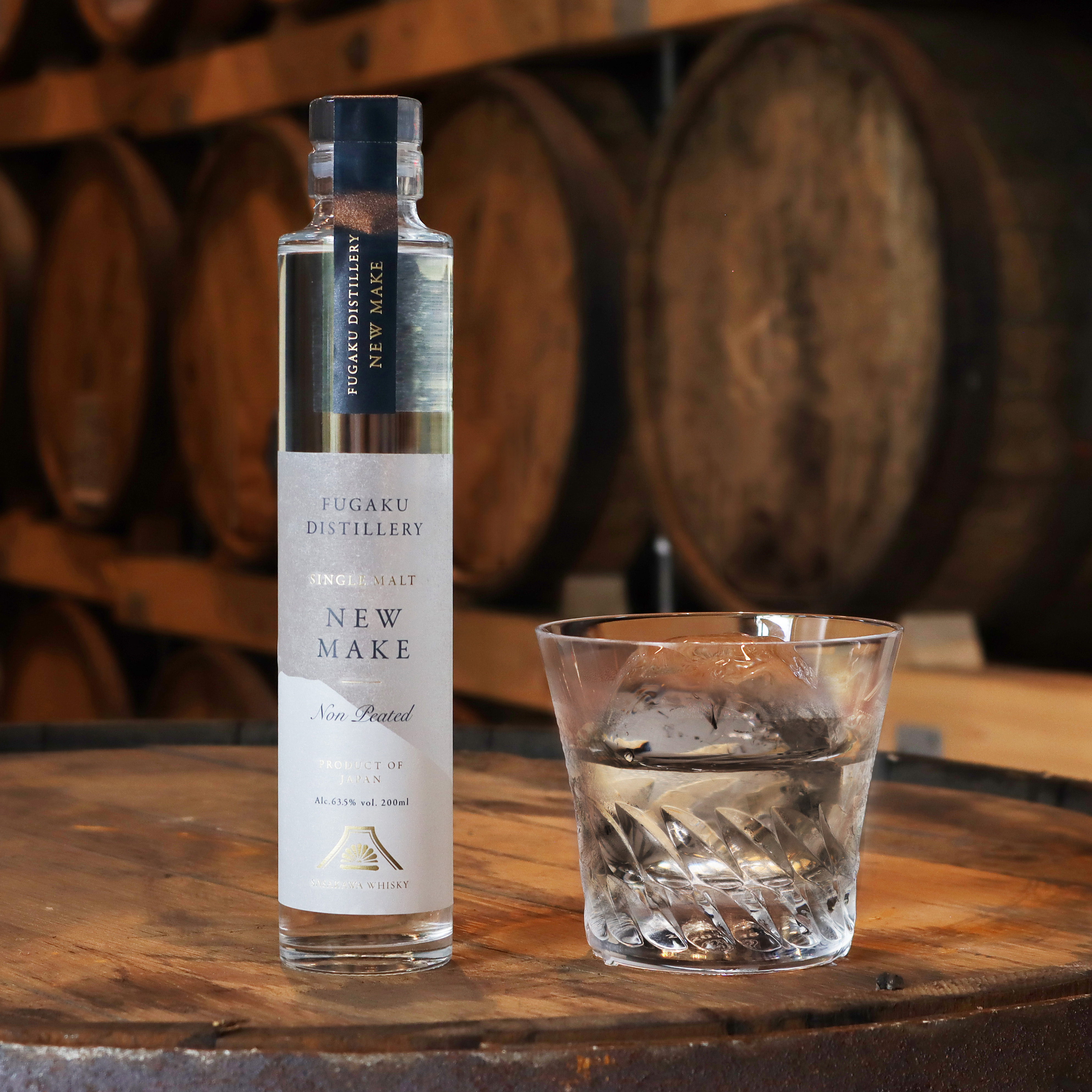 SASAKAWA WHISKY NEW MAKE（ニューメイク）_ウイスキーパッケージデザイン_4-1